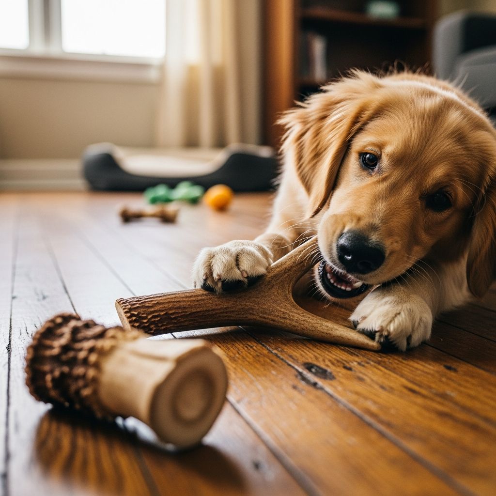 Antlers for Dogs: Safe Chew or Hidden Danger? Discover the real benefits and serious risks of antler chews for dogs, with vet-backed advice on safer alternatives.