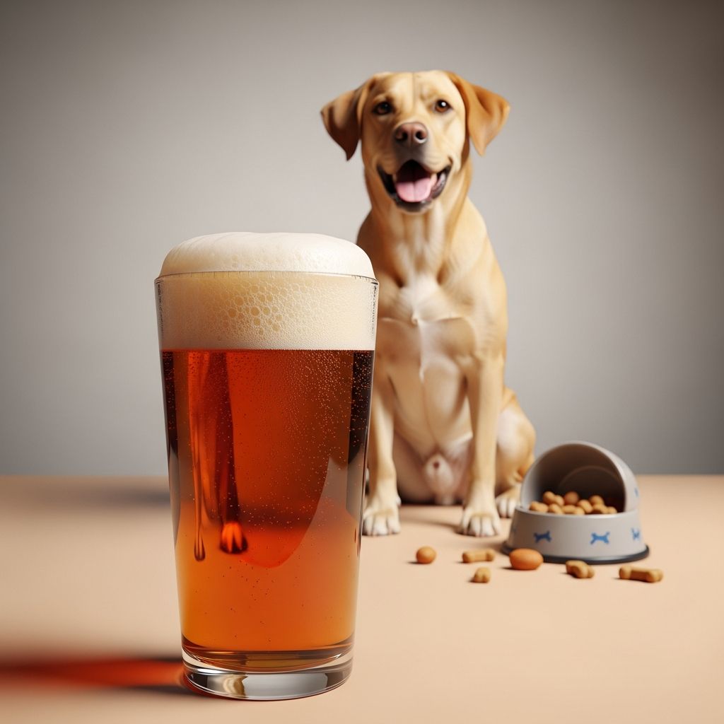 Discover why beer is toxic to dogs, recognize poisoning signs, and explore healthy mock beverages for your furry friend.