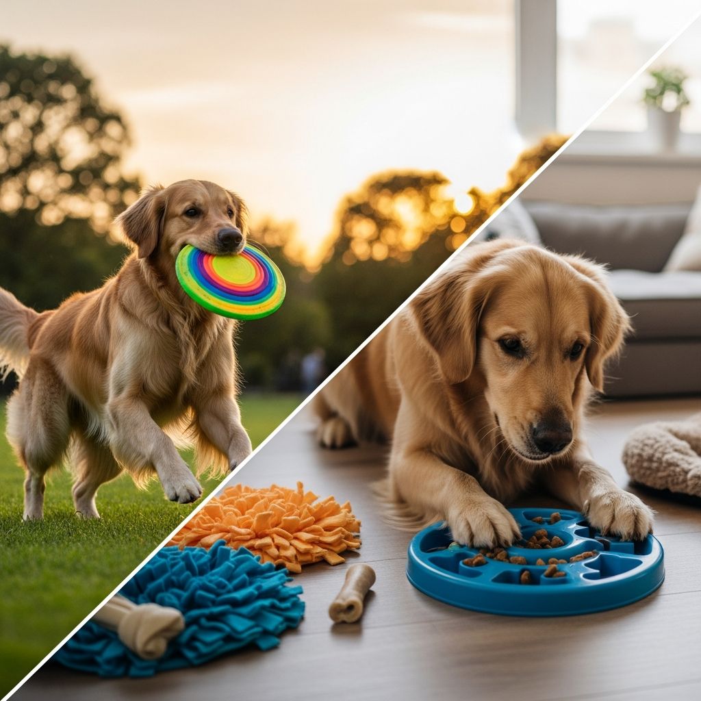 Boosting Your Dog’s Well-Being: Physical and Mental Enrichment Discover how combining physical exercise with mental challenges keeps dogs happy, healthy, and well-behaved every day.