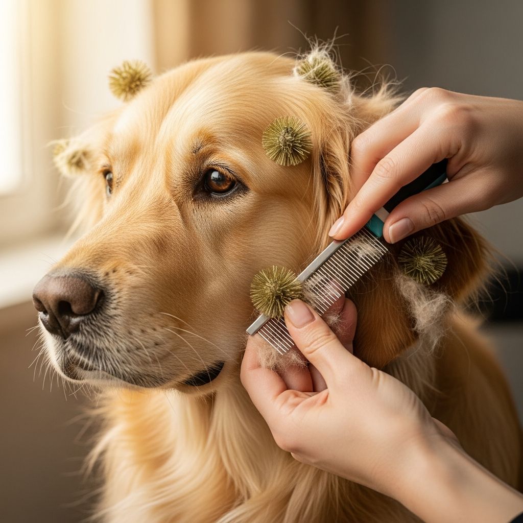 Master safe techniques to extract burrs from your dog's fur and prevent skin issues during outdoor adventures.