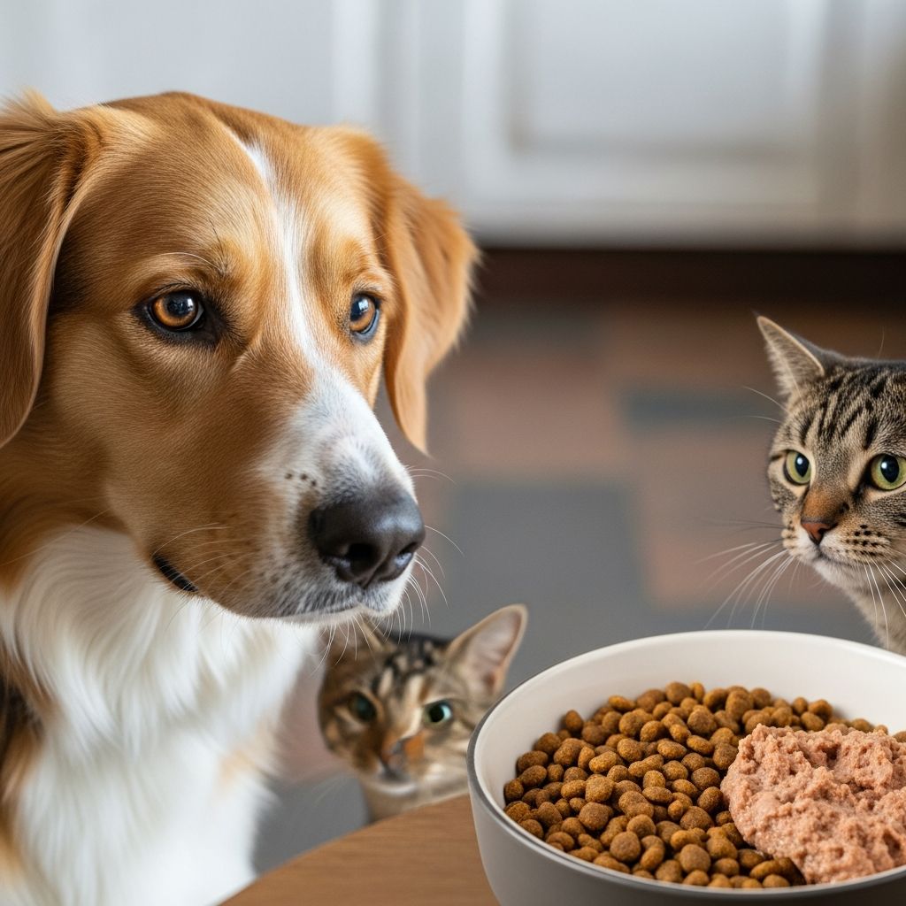 Can Dogs Eat Cat Food? Discover why cat food tempts dogs but poses serious health risks—learn safe feeding strategies for multi-pet homes.