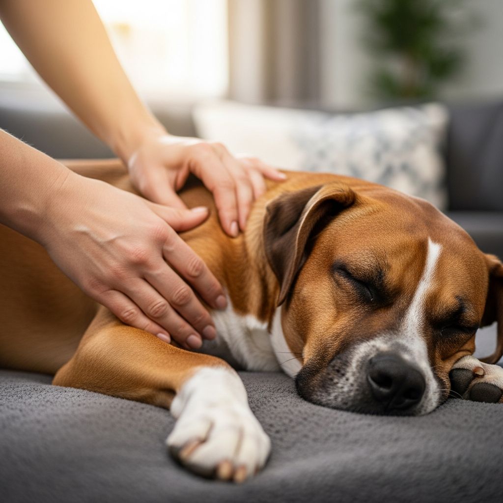 Therapeutic Touch: Canine Back Massage Methods Learn effective hands-on techniques to enhance your dog's spinal health and comfort.