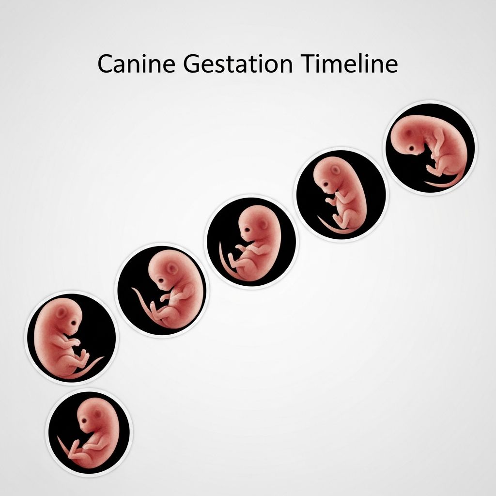 Understand the complete timeline of dog pregnancy from conception to whelping, including vital signs, care tips, and what to watch for.