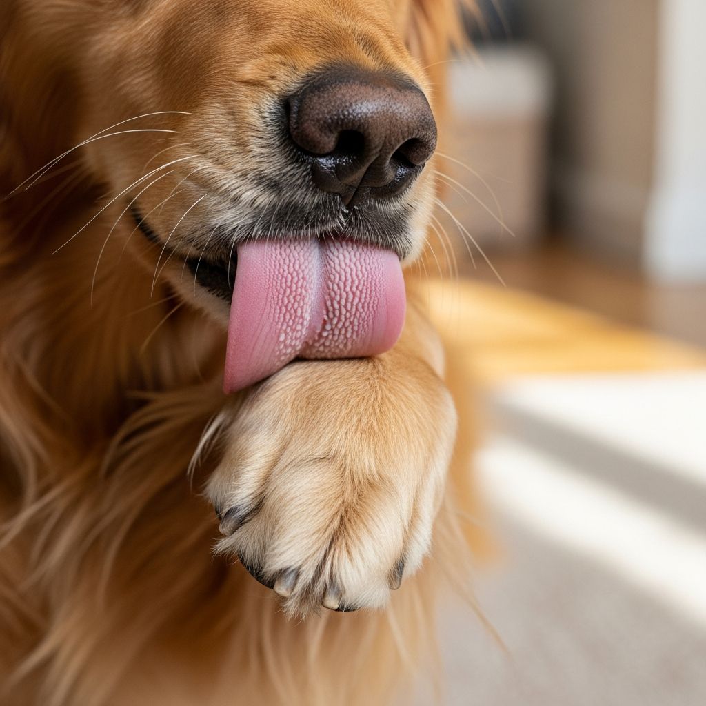 Discover why your dog obsessively licks their paws and effective treatment strategies
