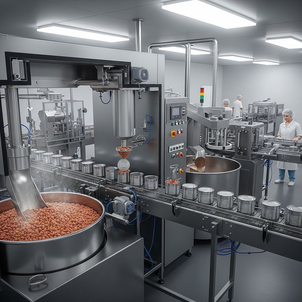 Canned Dog Food Production Revealed Discover the step-by-step journey from raw ingredients to sealed cans in modern canned dog food manufacturing, ensuring safety and nutrition.