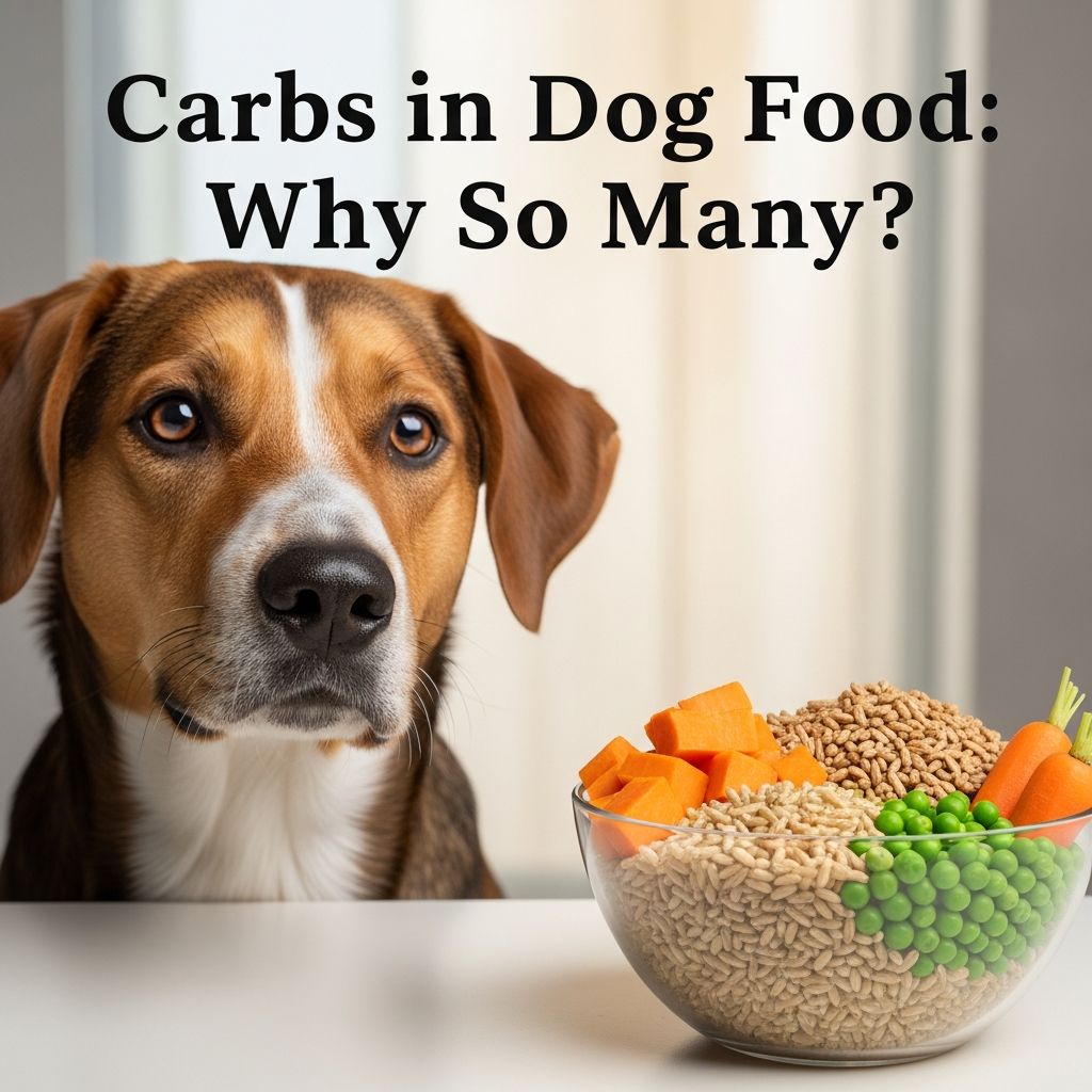 Carbs in Dog Food: Why So Many? Uncover the reasons behind high carbohydrate levels in modern dog diets and learn how to choose better nutrition for your pet's health.