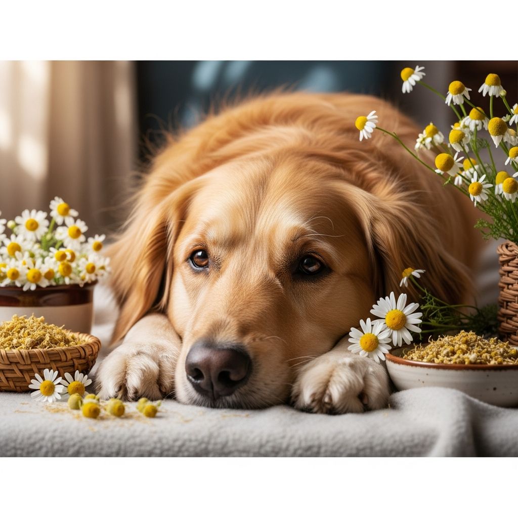 Chamomile for Dogs: Natural Calm and Wellness Discover how chamomile can soothe your dog's anxiety, support digestion, and enhance skin health with safe, natural remedies backed by expert insights.