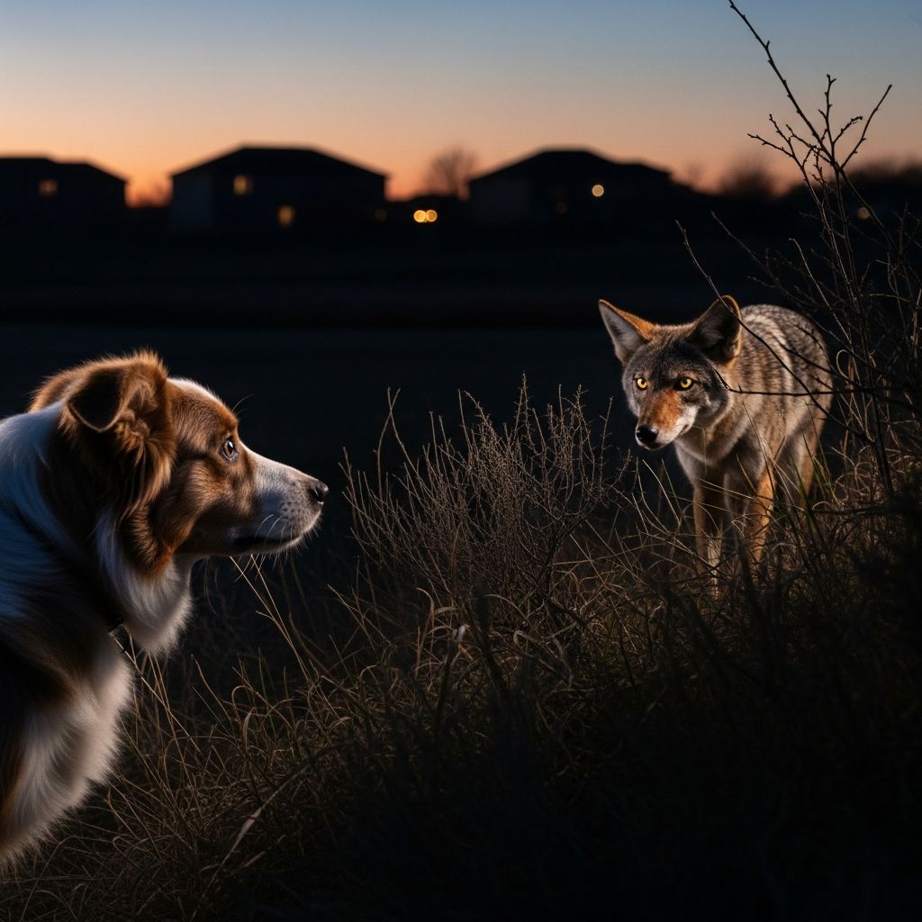 Coyote Threats to Dogs: Risks and Protection Understand coyote attack patterns on dogs, high-risk areas, injury statistics, and proven strategies to safeguard your pets from these wild predators.