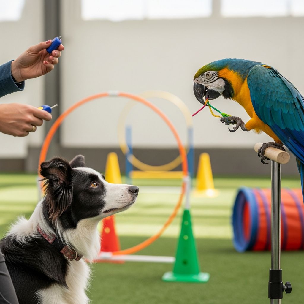 Discover how training chickens, exotics, and more sharpens dog handling through clickers, targeting, and empathy.