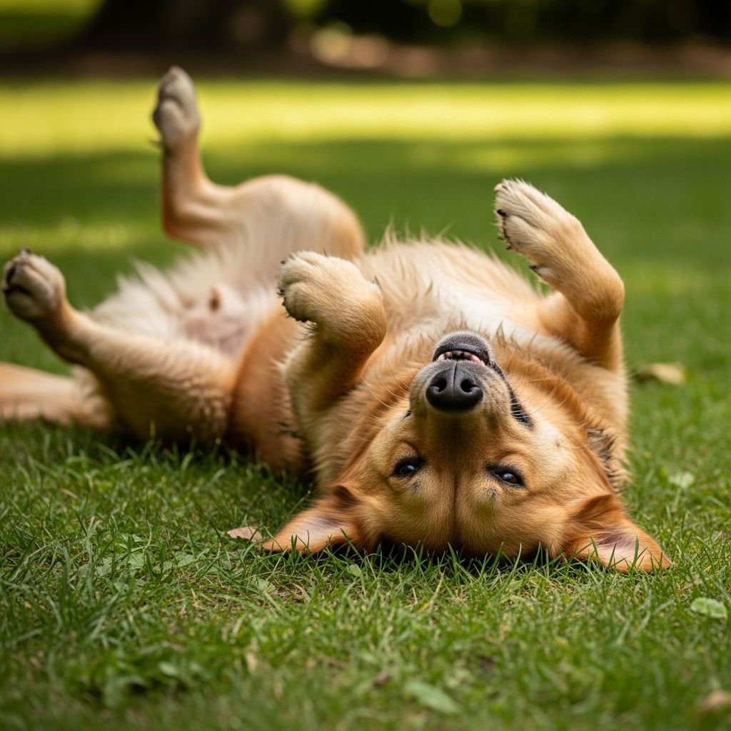 Decoding Dog Back-Rolling: Instincts Revealed Unravel the hidden meanings behind your dog's quirky habit of rolling on its back, from joyful play to stress signals.