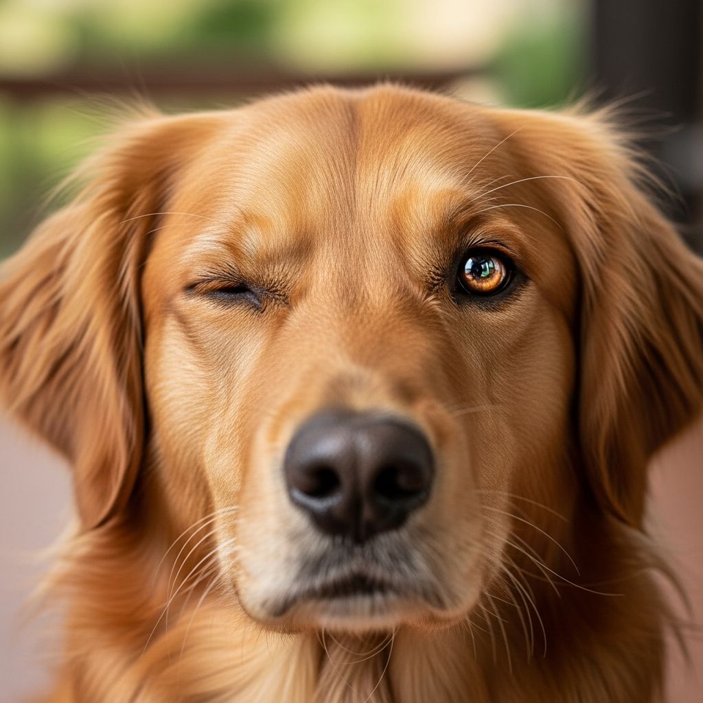 Uncover the surprising reasons behind your dog's wink—from affection to health alerts—and learn how to respond effectively.
