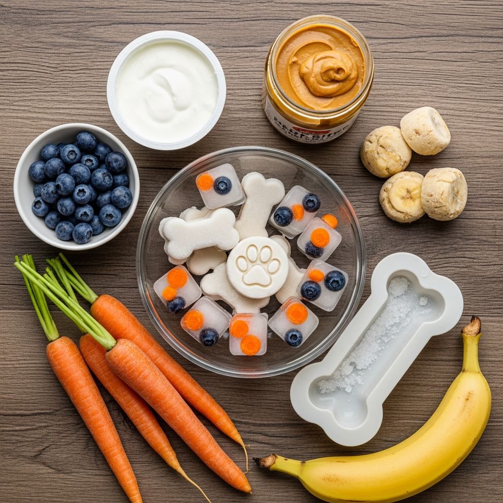 Chill Out: DIY Frozen Treats for Dogs Beat the heat with healthy, homemade frozen delights that keep your pup cool, hydrated, and happy all summer long.