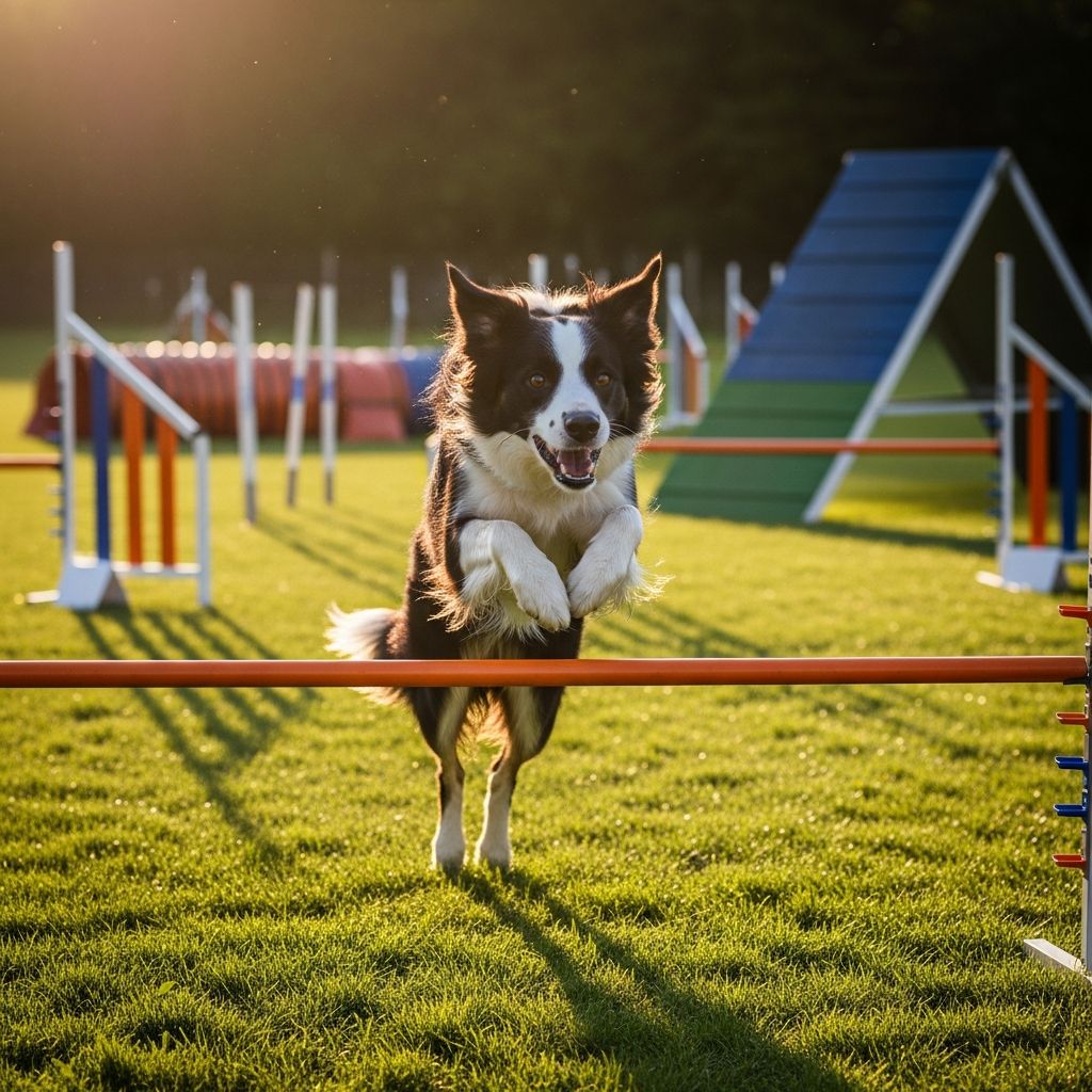 Dog Agility Mastery Unlock your dog's potential with agility training: build speed, confidence, and unbreakable bonds through fun obstacle challenges.