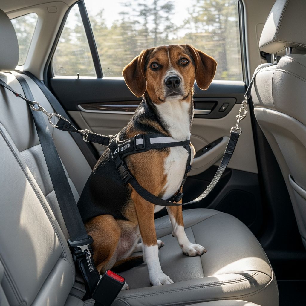 Selecting Safe Car Restraints for Dogs Essential guide to choosing protective harnesses for vehicle travel with your canine companion.