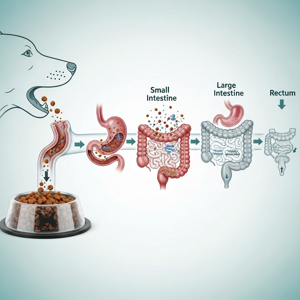 Dog Digestion Timeline: From Bowl to Bowel Discover the complete journey of food through your dog's digestive system, including timelines, influencing factors, and tips for optimal gut health.