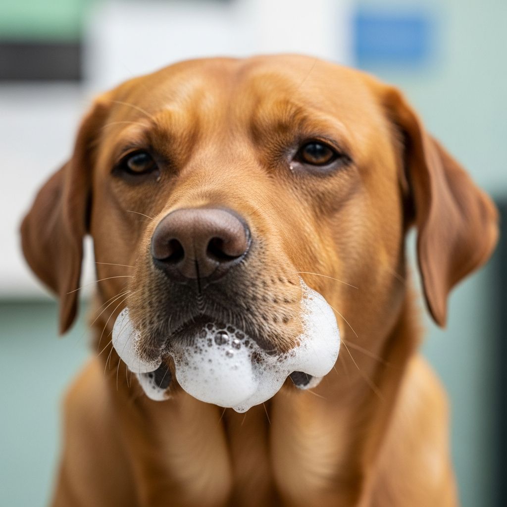 Dog Foaming at Mouth: Causes and Solutions Discover why your dog foams at the mouth, from harmless panting to serious threats like toxins or rabies, and learn vital steps for care.