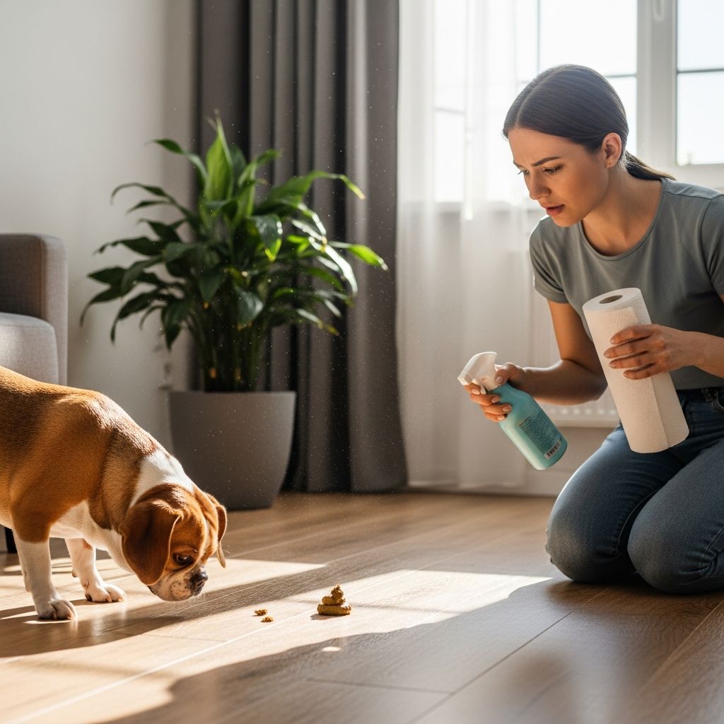 Dog Pooping Indoors: Causes and Fixes Discover why your trained dog suddenly poops inside and expert steps to stop it permanently.