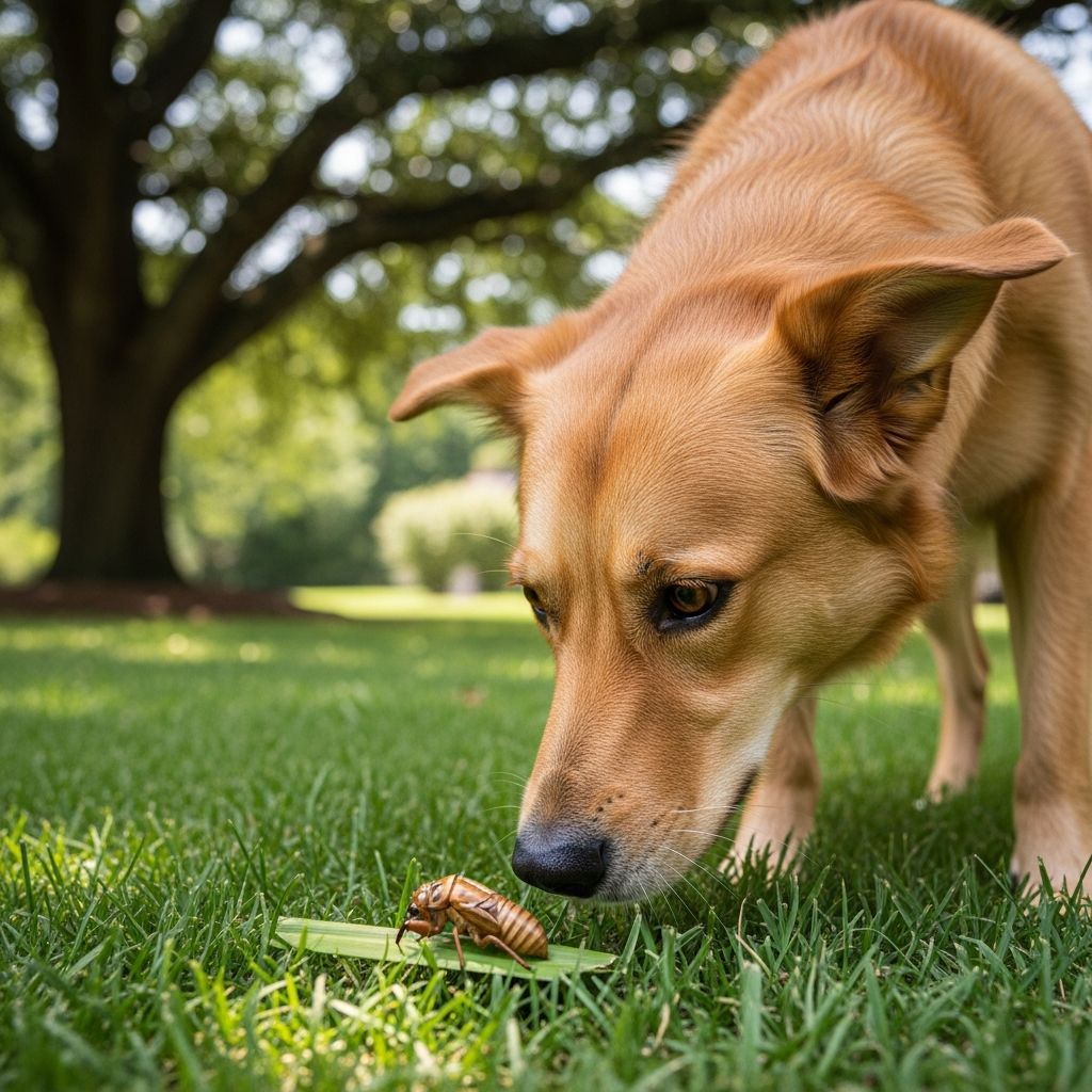 Learn whether cicadas pose risks to your dog and how to keep your pet safe.
