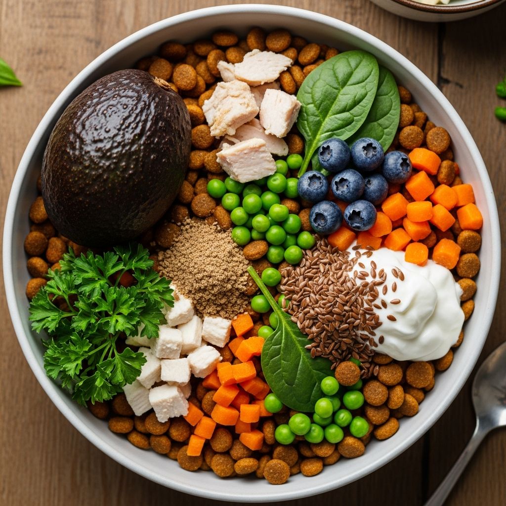 Transform your dog's dry food diet with science-backed nutritional enhancements