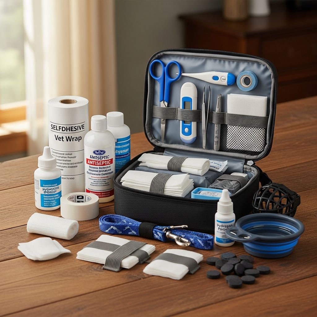 Build a comprehensive first aid kit for your dog with must-have essentials, practical uses, and items to skip for effective emergency preparedness.