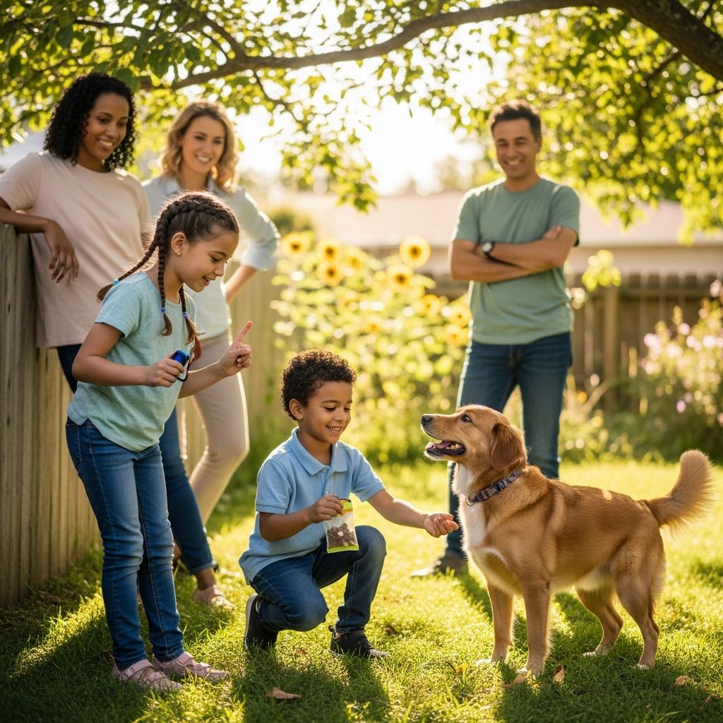 Family Dog Training: Kids Lead the Way Discover how involving children in dog training builds lifelong skills, deepens family bonds, and creates safer homes for pets and kids alike.