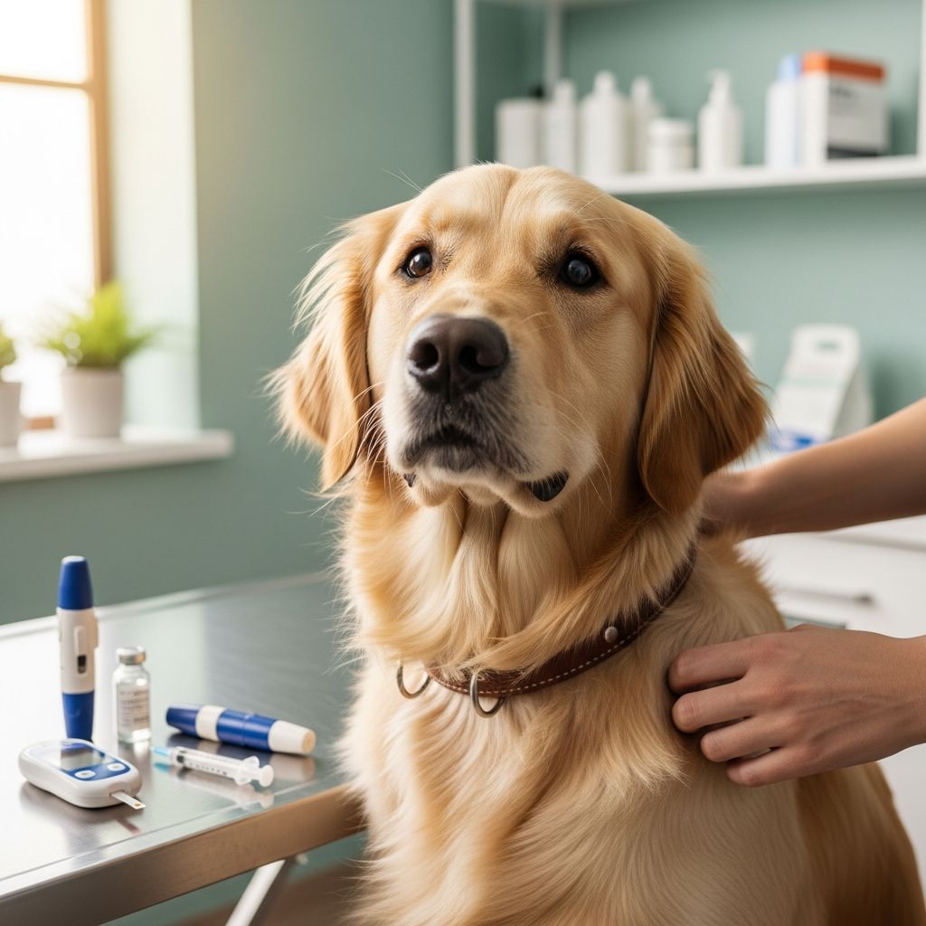 Comprehensive strategies for diagnosing, treating, and maintaining stable blood sugar in dogs with diabetes mellitus.