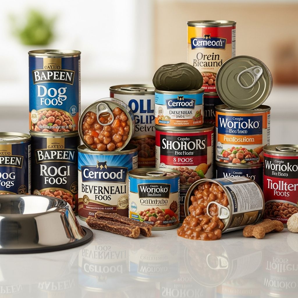 Guide to Selecting Top Canned Dog Food Discover expert tips on picking the ideal canned dog food to boost your pet's health, hydration, and happiness with nutritious choices.