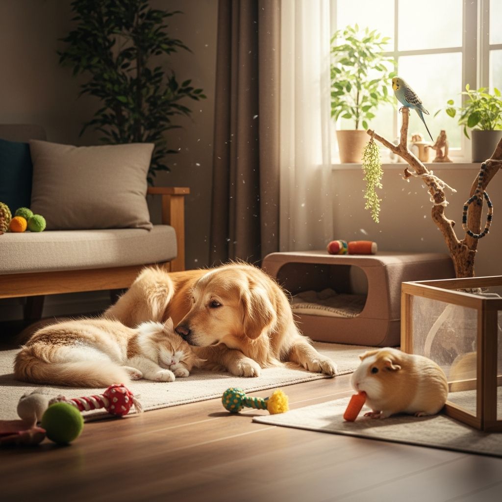 Harmony in Multi-Species Homes Expert strategies for peaceful coexistence between dogs, cats, birds, and more in your household.