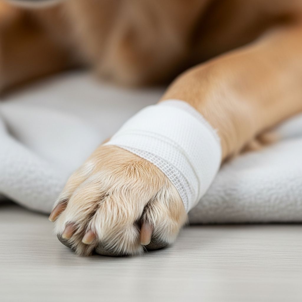 Healing Dog Paw Injuries Expert guide to treating cuts, burns, and wounds on your dog's paw pads for fast, safe recovery at home and with vets.