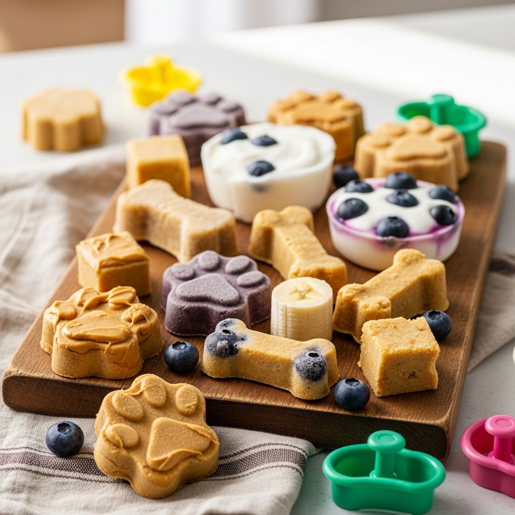 Homemade Frozen Dog Treats: Simple Recipes Create refreshing icy snacks for your dog with safe, wholesome ingredients