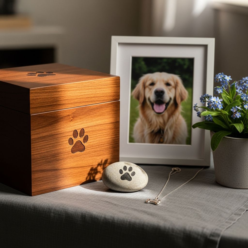 Discover meaningful ways to celebrate your dog's life with personalized keepsakes, garden tributes, and heartfelt remembrances that ease the pain of loss.