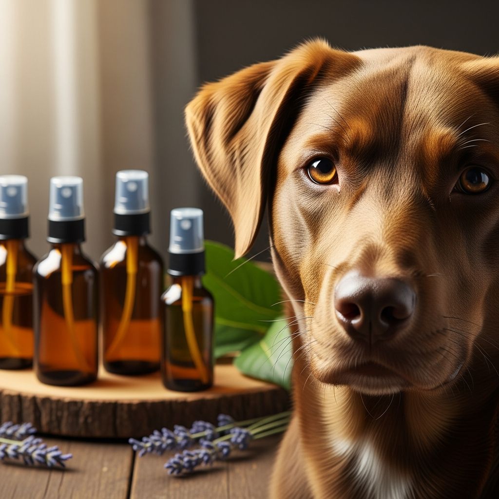 Hydrosols for Dogs: Safe Aromatherapy Guide Discover how hydrosols offer gentle, natural relief for your dog's skin issues, anxiety, and more in this comprehensive aromatherapy guide.