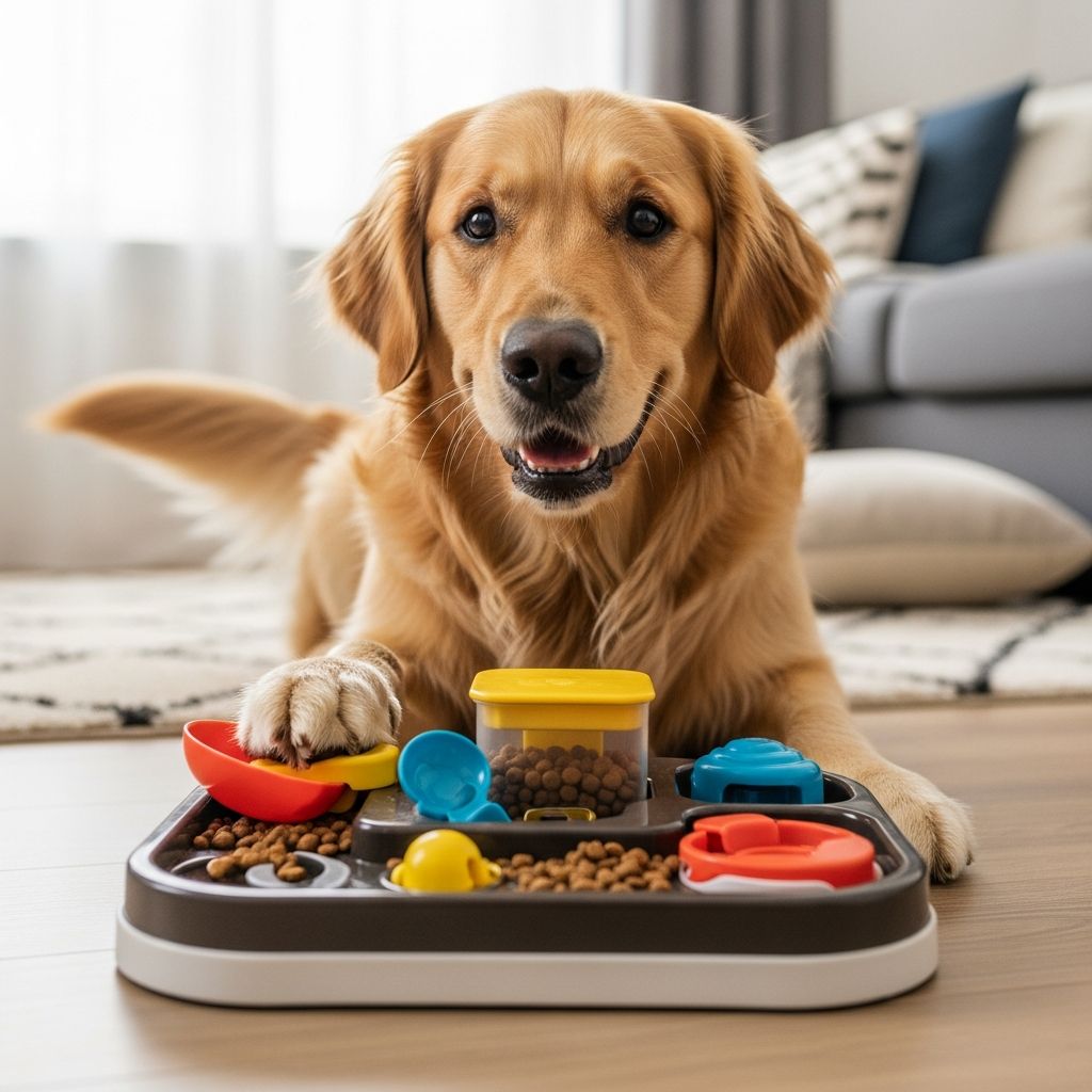 Interactive Feeding Solutions for Dogs Transform mealtime into mental enrichment with food-dispensing toys