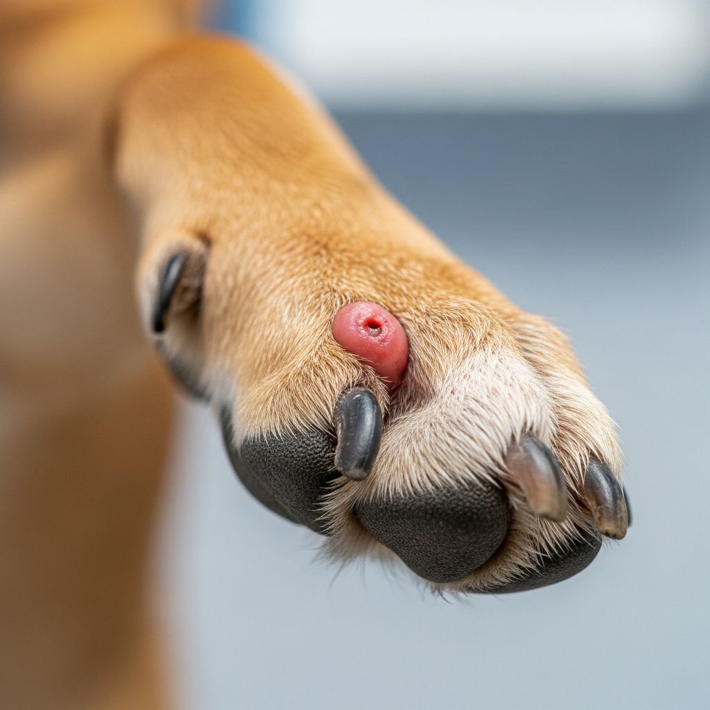 Interdigital Cysts in Dogs Understand the causes, symptoms, and effective treatments for painful paw bumps in dogs to keep your pet comfortable and mobile.