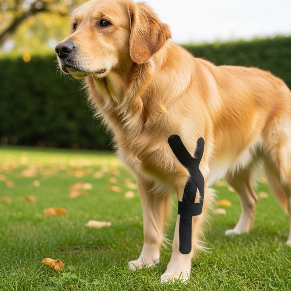 Discover how kinesiology tape supports your dog's recovery, reduces pain, and improves mobility without restricting movement.