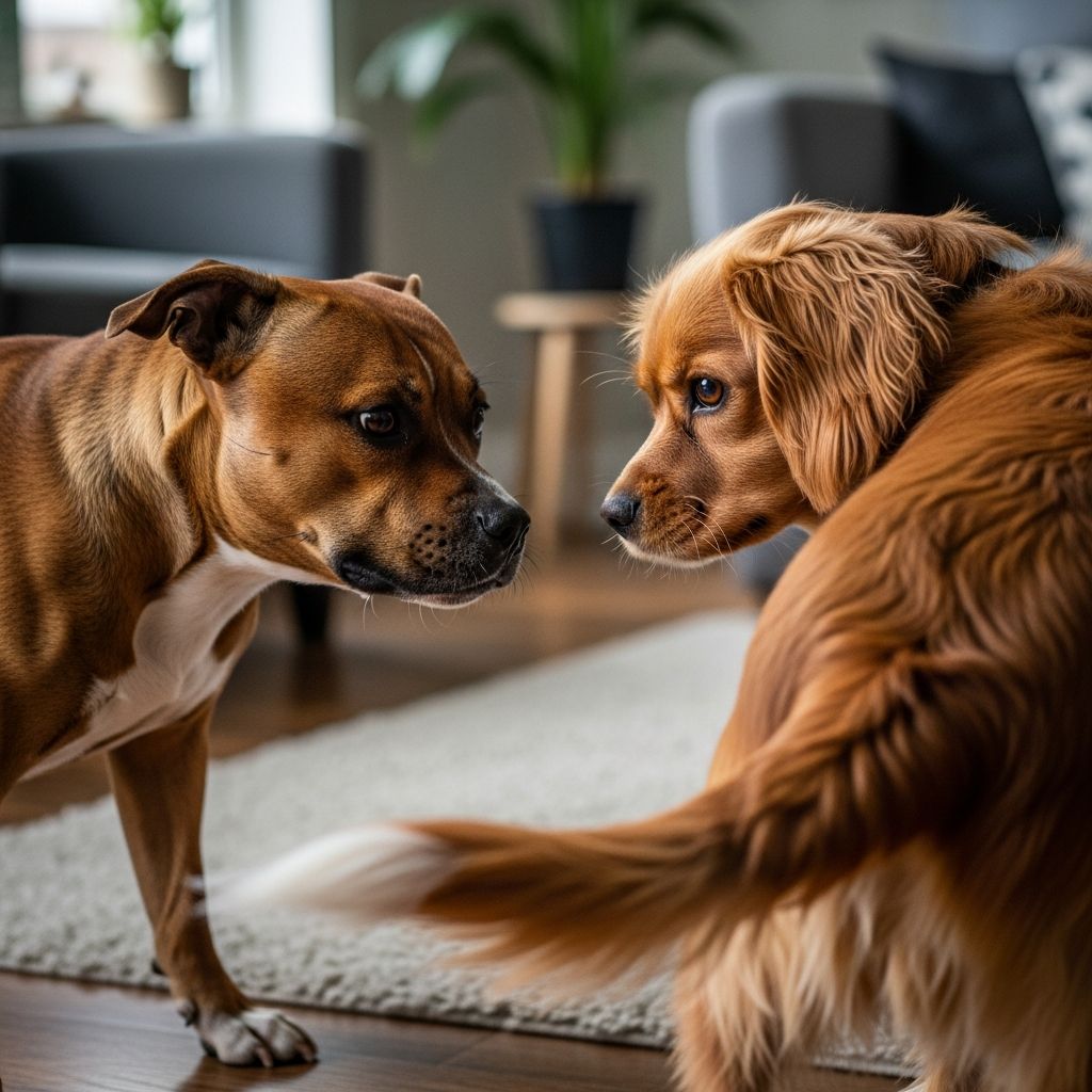 Discover effective strategies to prevent and resolve aggression between dogs living together, ensuring a peaceful multi-dog home.