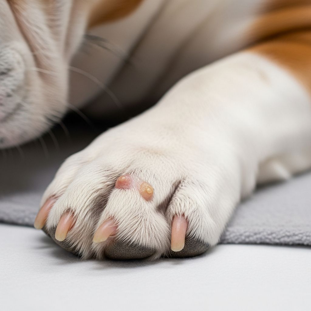 Managing Skin Growths in Dogs: Corns and Warts Comprehensive guide to identifying and treating painful foot corns and viral warts in canines