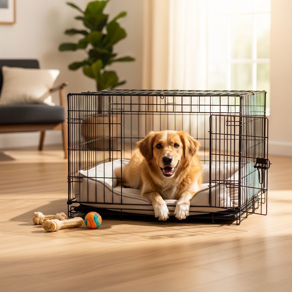 Mastering Crate Training for Dogs Unlock the full potential of crate training to create a secure, happy space for your dog while simplifying housebreaking and travel.