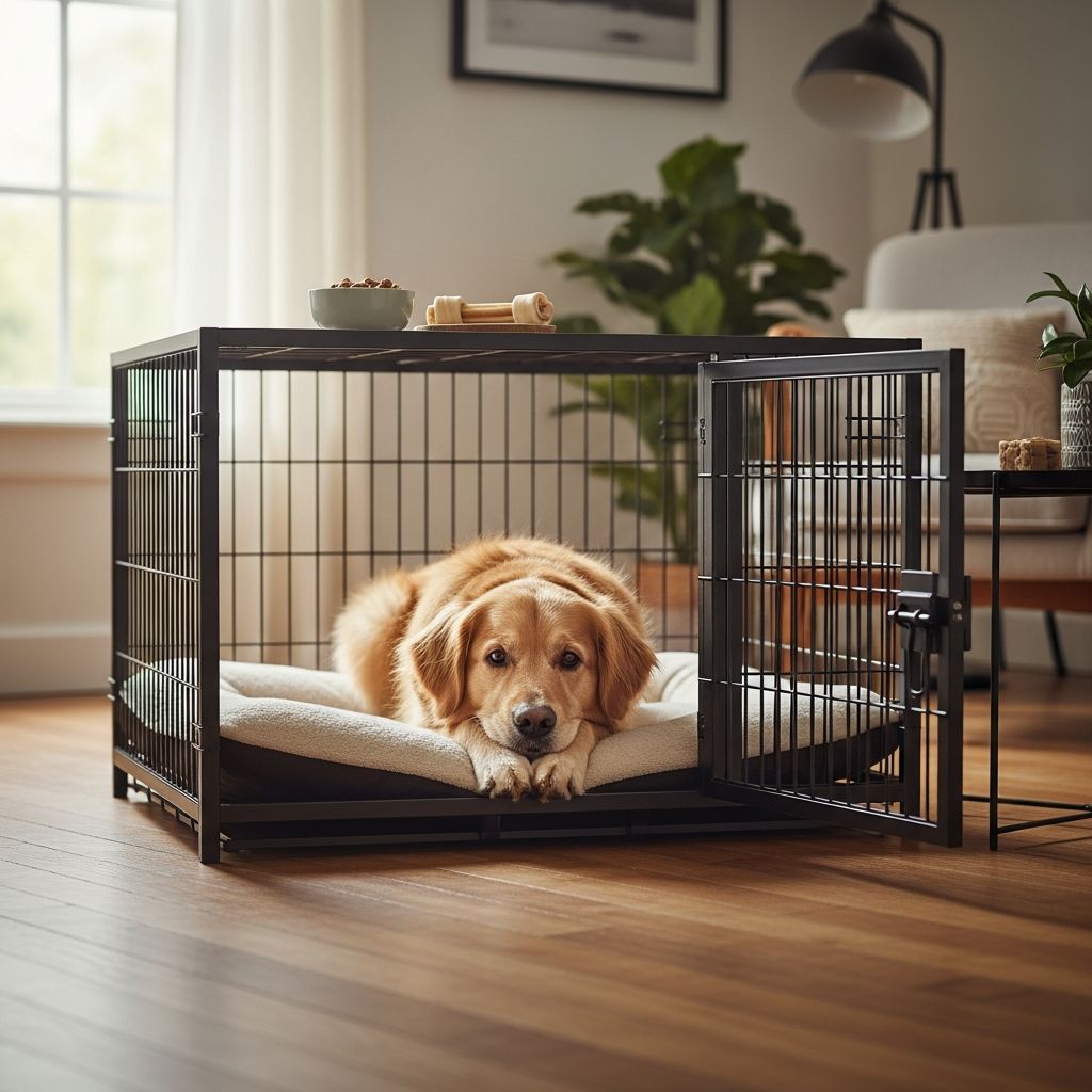 Mastering Crate Training for Dogs Unlock the secrets to successful crate training: build confidence, speed up housebreaking, and create a secure haven for your canine companion.