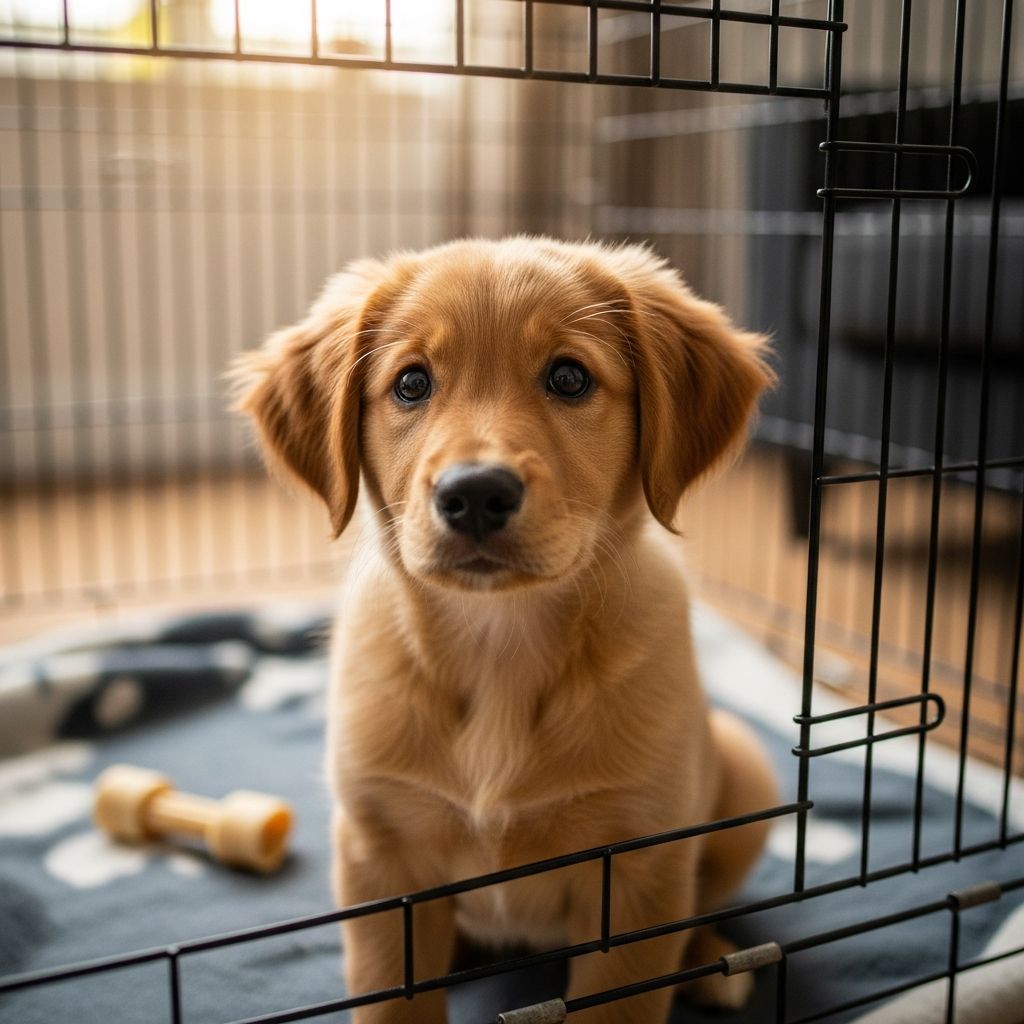 Mastering Crate Training for Puppies Discover proven steps to crate train your puppy effectively, fostering security, aiding housebreaking, and preventing behavioral issues for a happier home.