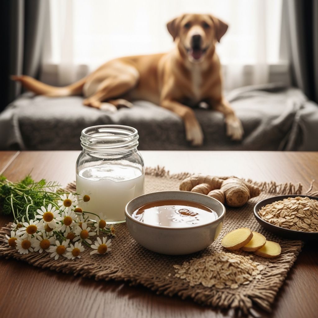 Natural Home Remedies for Dogs Discover safe, effective natural remedies using household items to soothe your dog's skin issues, digestive problems, pain, and more.