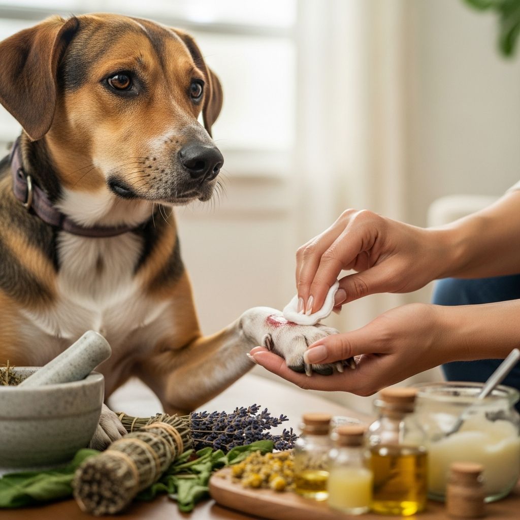 Discover safe, plant-based antiseptics and home remedies to clean, soothe, and heal your dog's minor injuries without harsh chemicals.