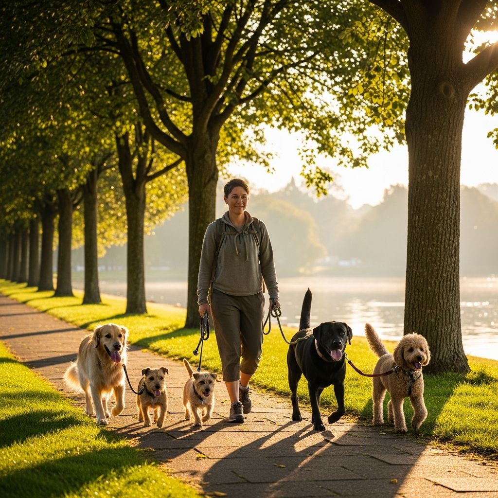 Optimal Dog Walking Schedules Discover tailored walking routines for your dog's age, breed, health, and lifestyle to ensure peak physical and mental wellness.