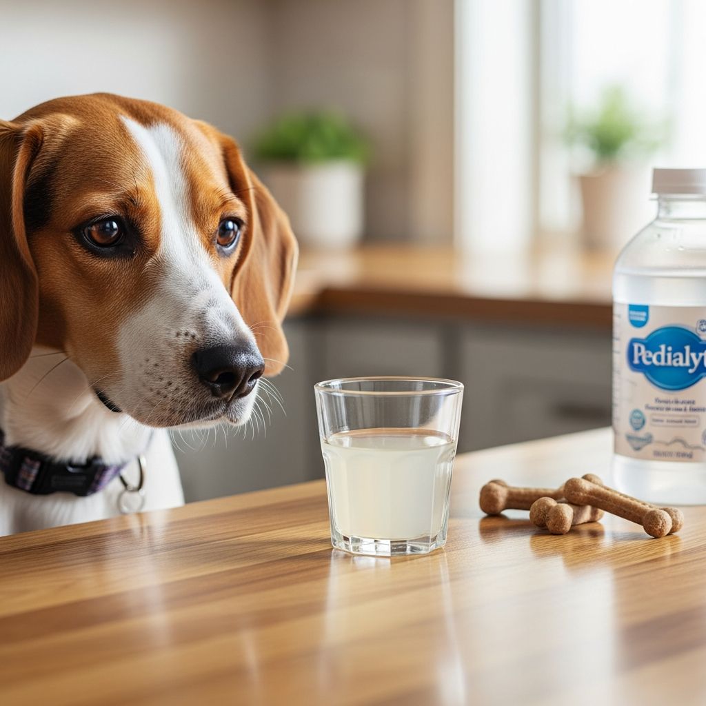 Discover if Pedialyte is safe for dehydrated dogs, learn proper usage, risks, and vet-approved alternatives for optimal hydration.