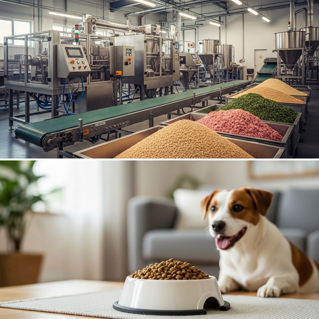 Pet Food Manufacturing: From Ingredients to Your Pet’s Bowl Explore how modern pet food facilities transform raw materials into nutritious meals through advanced processing techniques and rigorous quality controls.