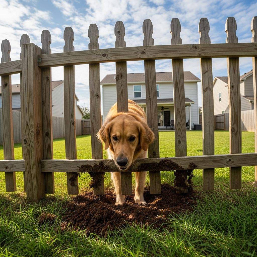 Discover effective strategies to secure your yard and keep your adventurous dog safely contained within fence boundaries.