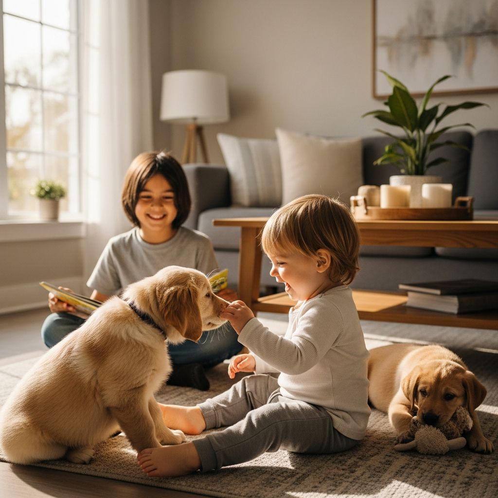 Essential strategies for building a safe, respectful relationship between your new puppy and children.