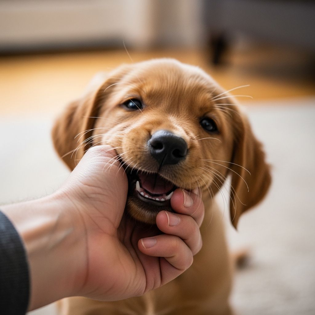 Teaching Puppies Mouth Control: A Guide to Bite Inhibition Master essential techniques to help your puppy learn safe mouthing and mouth control.