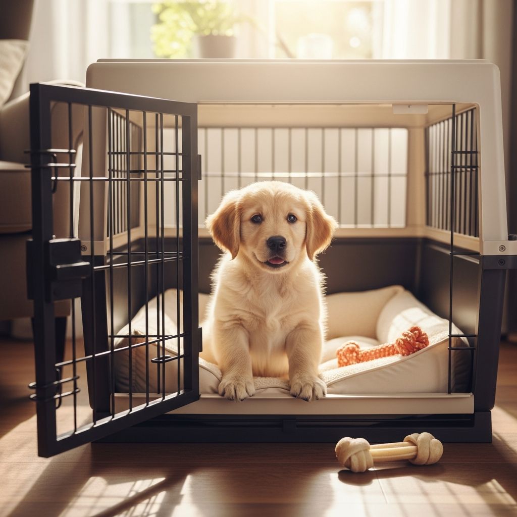 Puppy Crate Limits Guide Discover safe crate durations for puppies by age, plus expert schedules and training tips to build confidence and prevent accidents.