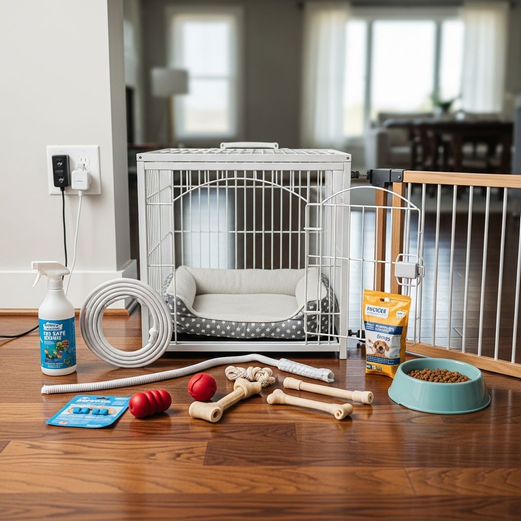 Puppy-Proof Your Home Essentials Discover comprehensive strategies to safeguard your new puppy from household dangers and prevent costly mishaps indoors and out.